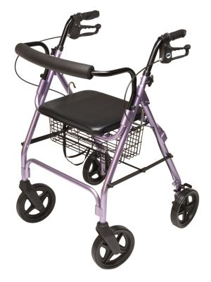 Lumex Walkabout Four-Wheel Contour Deluxe Rollators - Senior.com Rollators